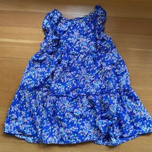 Blue floral Oshkosh dress, size 24m